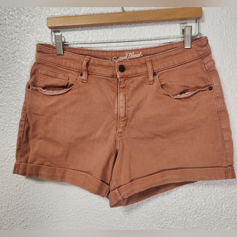 Universal Thread Women's Tie Dye Orange Shorts Size 12/31